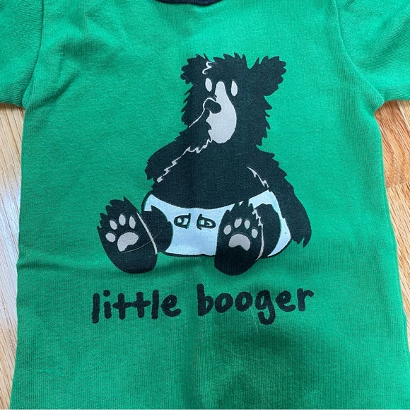 Lazy One bodysuits bundle moose/beaver/bear style brown & green. Size 6 months. - Picture 8 of 11